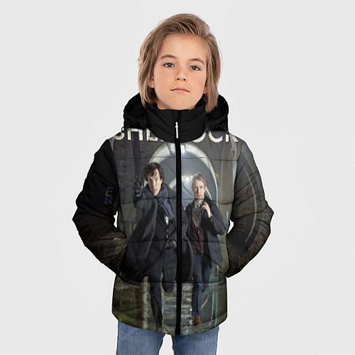 Детские куртки с капюшоном Шерлок