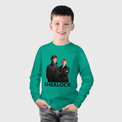 Детские футболки с рукавом Шерлок