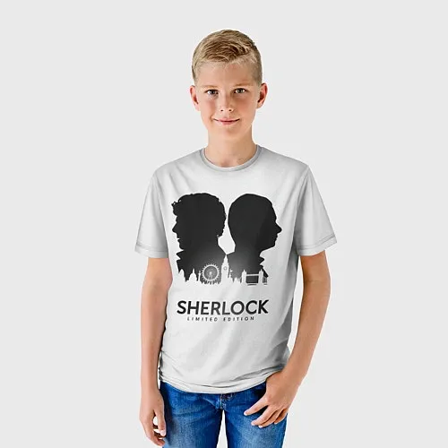 Детские 3D-футболки Шерлок