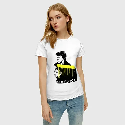 Женские футболки Шерлок