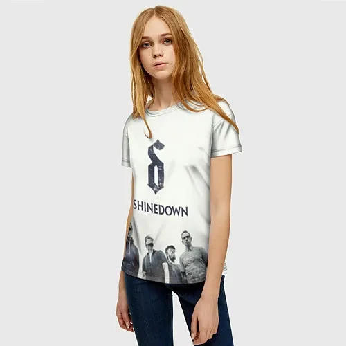 Женские 3D-футболки Shinedown