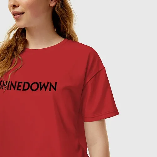 Женские футболки оверсайз Shinedown