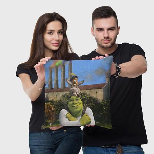 Декоративные подушки Шрек
