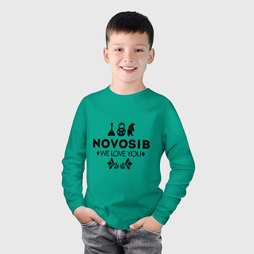 Детские футболки с рукавом Сибири