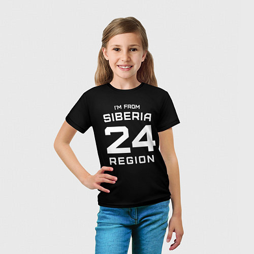 Детские 3D-футболки Сибири