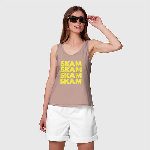 Женские майки-безрукавки Стыд