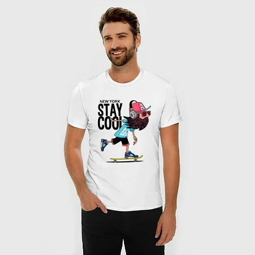 Мужские скейтбординговые футболки