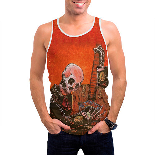 Мужские майки-безрукавки со скелетами
