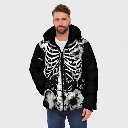 Куртки с капюшоном со скелетами