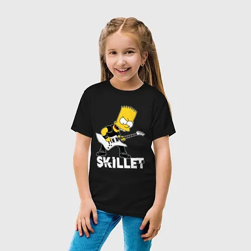 Детские хлопковые футболки Skillet