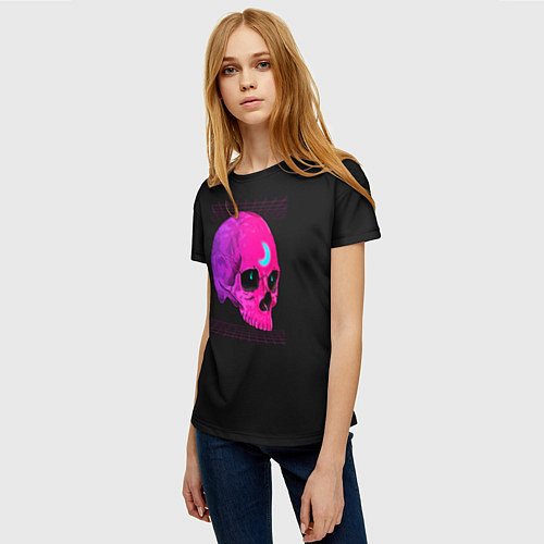 Женские 3D-футболки с черепами