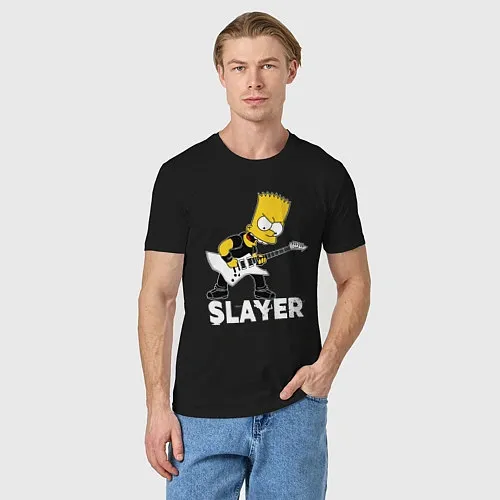 Мужские хлопковые футболки Slayer