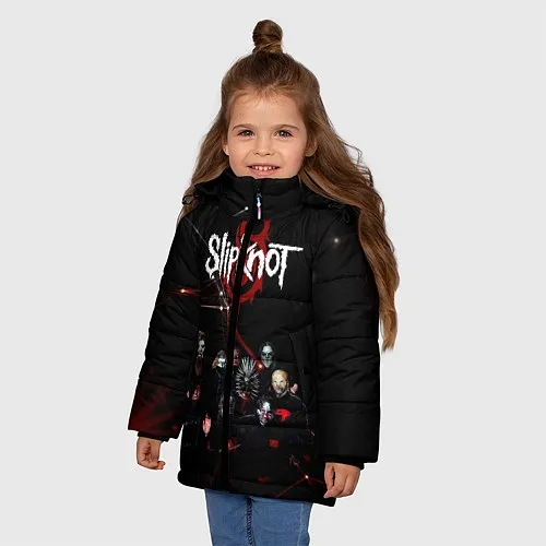 Детские куртки с капюшоном Slipknot