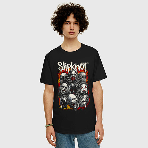Мужские хлопковые футболки Slipknot