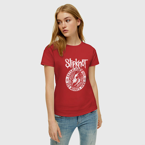 Женские хлопковые футболки Slipknot