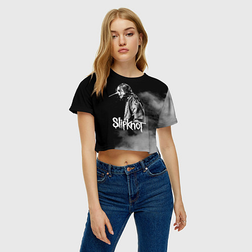 Женские укороченные футболки Slipknot