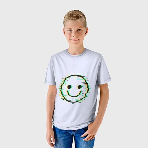 Детские футболки со смайлами
