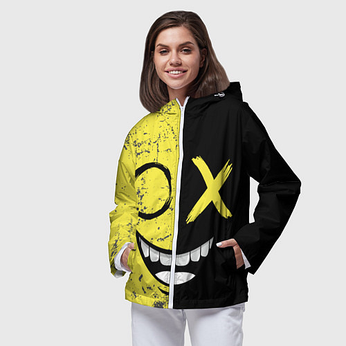 Женские ветровки со смайлами