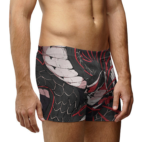 Мужские трусы-боксеры со змеями