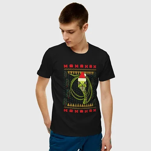 Хлопковые футболки со змеями