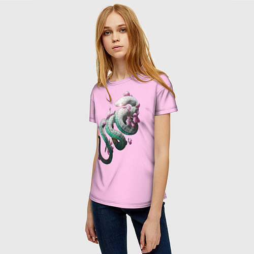 Женские футболки со змеями