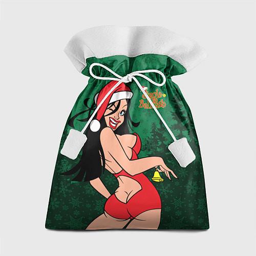 Мешки подарочные cо Снегурочкой