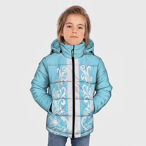 Детские куртки с капюшоном cо Снегурочкой