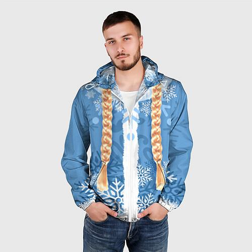 Мужские ветровки cо Снегурочкой