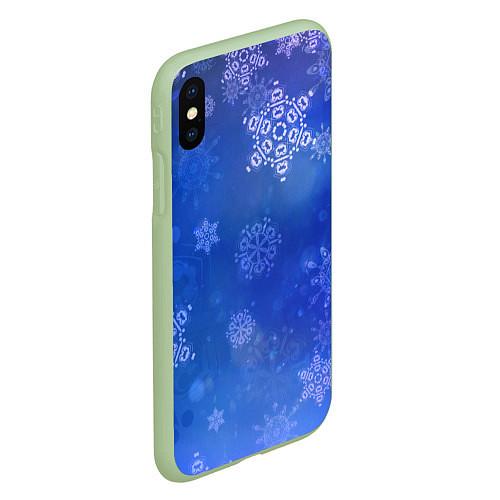 Чехлы для iPhone XS Max cо снежинками