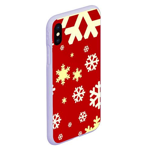 Чехлы для iPhone XS Max cо снежинками