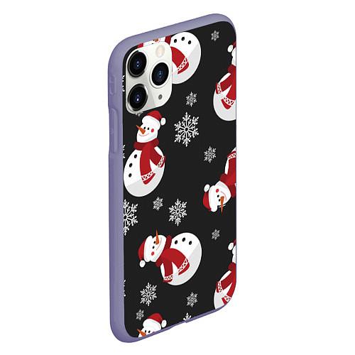 Чехлы iPhone 11 series cо снеговиками