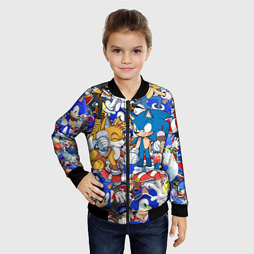 Детские куртки-бомберы Sonic the Hedgehog