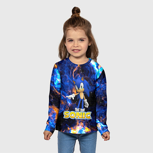 Детские футболки с рукавом Sonic the Hedgehog