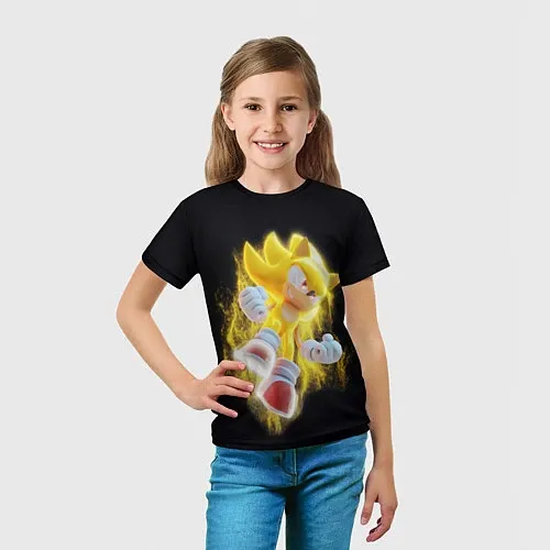 Детские 3D-футболки Sonic the Hedgehog