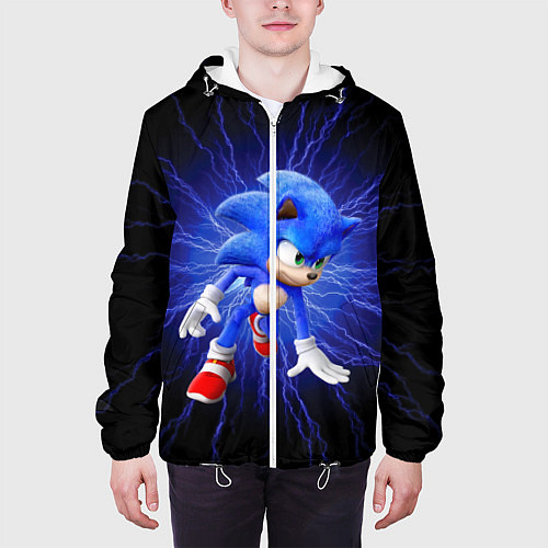 Мужские куртки с капюшоном Sonic the Hedgehog