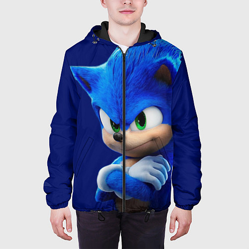 Мужские куртки с капюшоном Sonic the Hedgehog