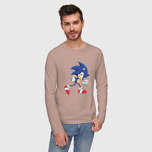 Мужские футболки с рукавом Sonic the Hedgehog