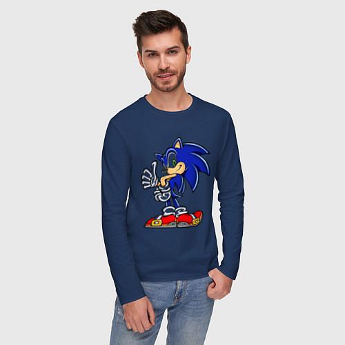 Мужские футболки с рукавом Sonic the Hedgehog