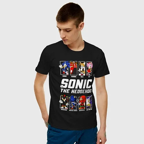 Мужские футболки Sonic the Hedgehog