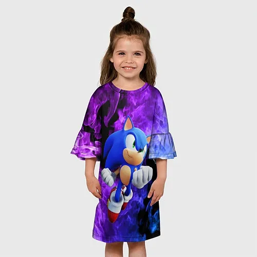 Платья укороченные Sonic the Hedgehog