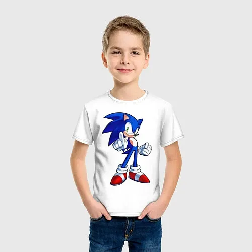 Хлопковые футболки Sonic the Hedgehog