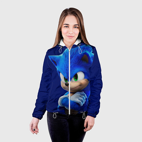 Женские куртки с капюшоном Sonic the Hedgehog