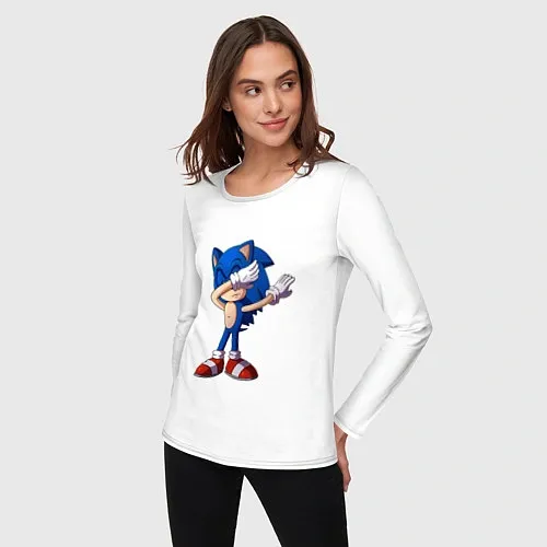 Женские футболки с рукавом Sonic the Hedgehog