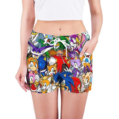 Женские шорты Sonic the Hedgehog