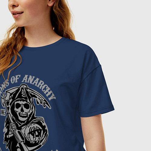 Женские футболки оверсайз Сыны анархии