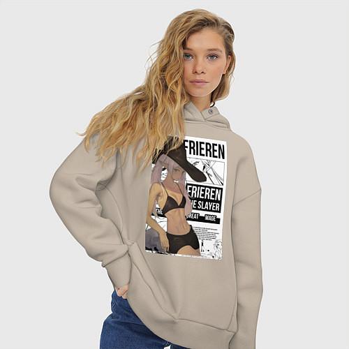 Женские толстовки оверсайз Sousou no Frieren