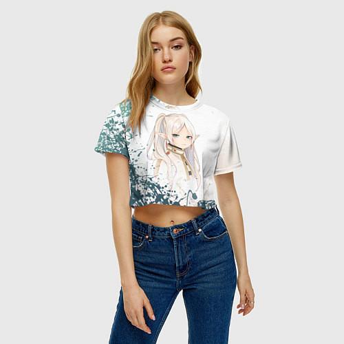 Женские укороченные футболки Sousou no Frieren