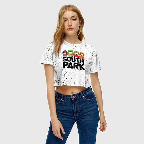 Женские укороченные футболки Южный Парк