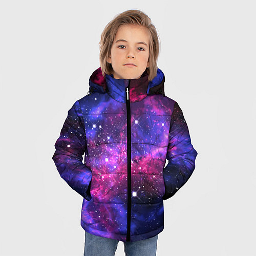 Космические детские куртки с капюшоном