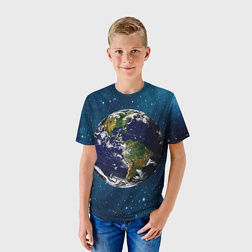 Космические детские 3d-футболки